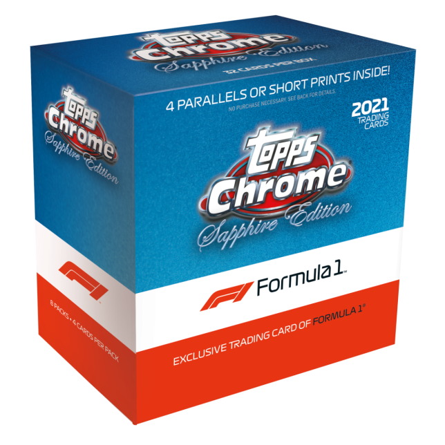 2021 Topps Formula 1 Chrome Sapphire Edition